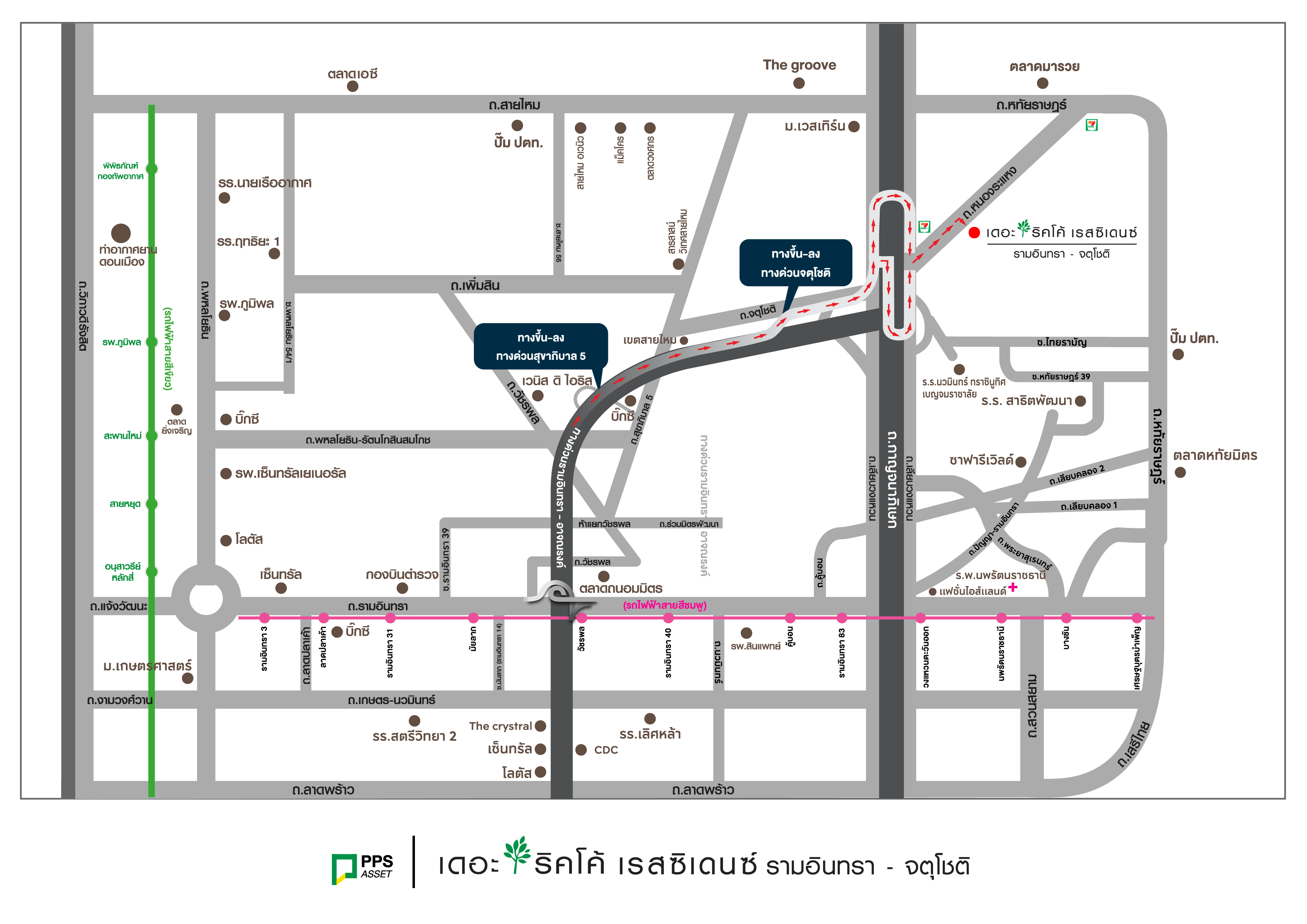 แผนที่โครงการ